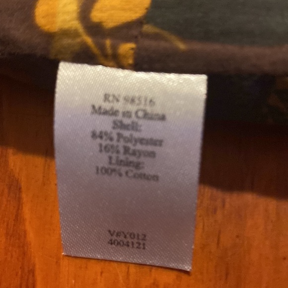 SALE Tweed vest floral lining 14 Coldwater Creek NWOT - Picture 13 of 15